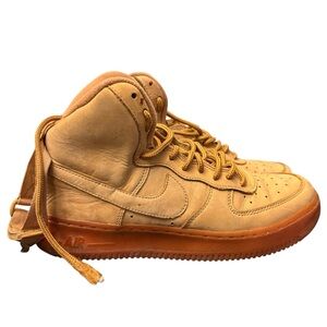 NIKE AIR FORCE 1 HIGH WB (GS) "FLAX" men’s 7